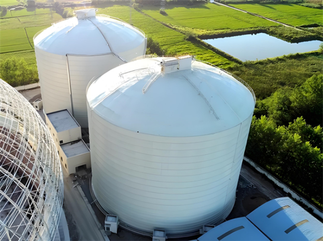 秦皇島螺旋鋼板倉建造施工安全措施